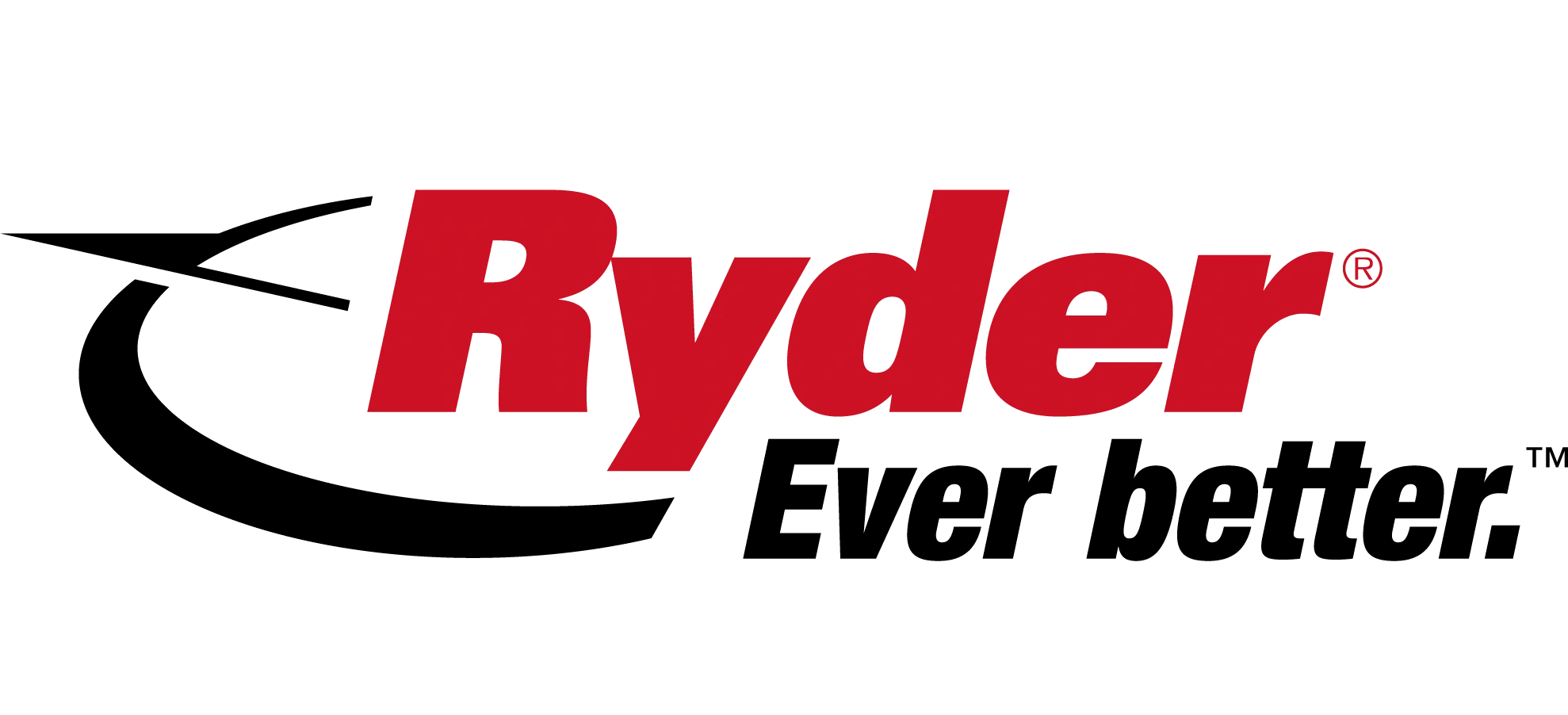 Ryder logo with red text and a swoosh design.