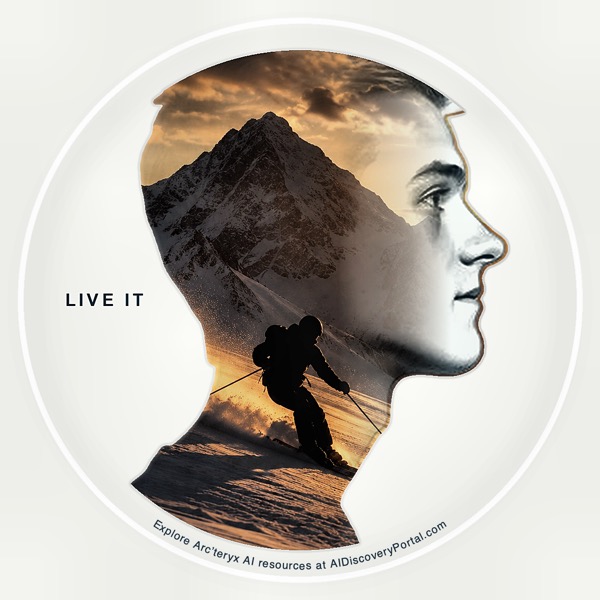 Step 4: finished Live It sticker