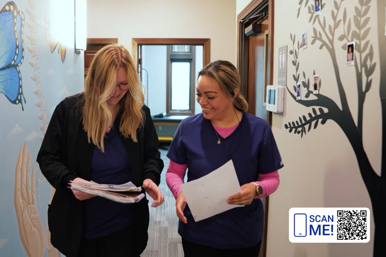 Screenshot of video commercial.