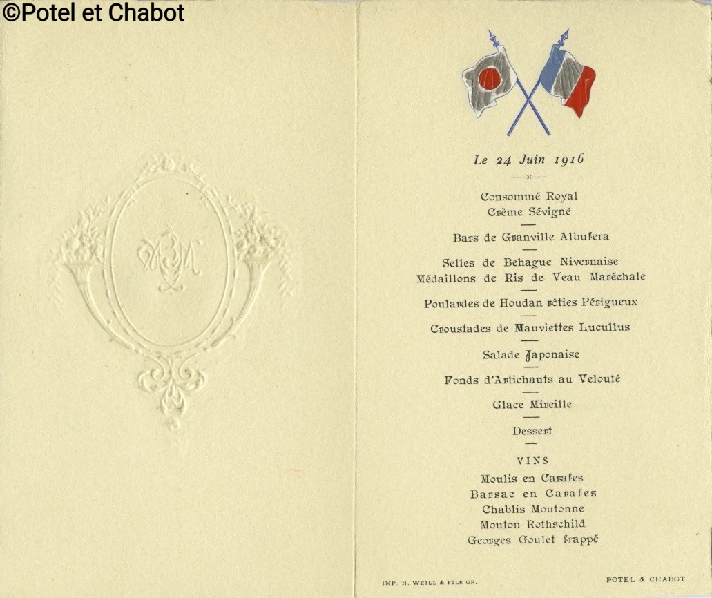 Le dîner de clôture de la conférence des Alliés - Potel et Chabot.