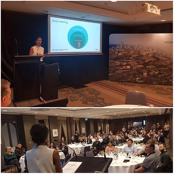Vapar founder presenting at Assetic User Group Presentation in Melbourne