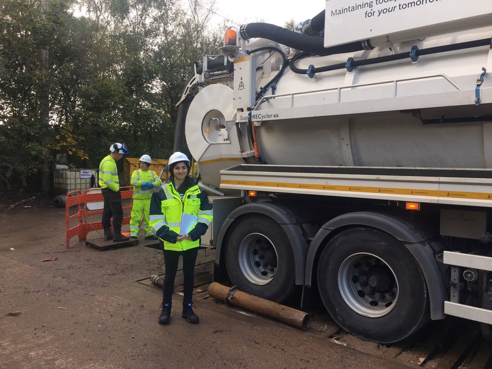 Michelle Aguilar on site UU