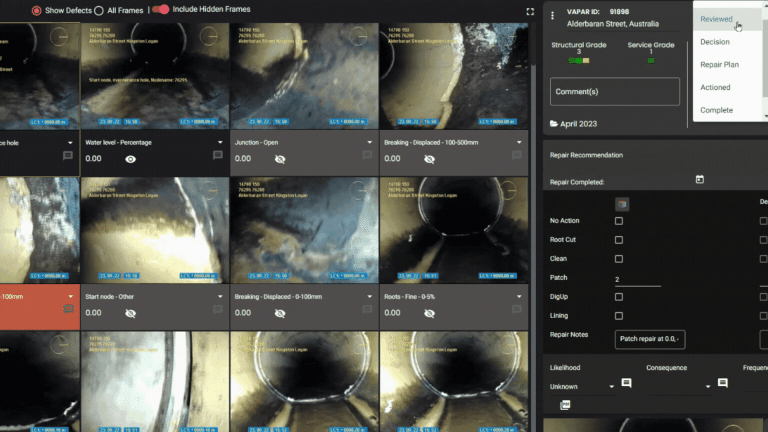 Repair recommendation