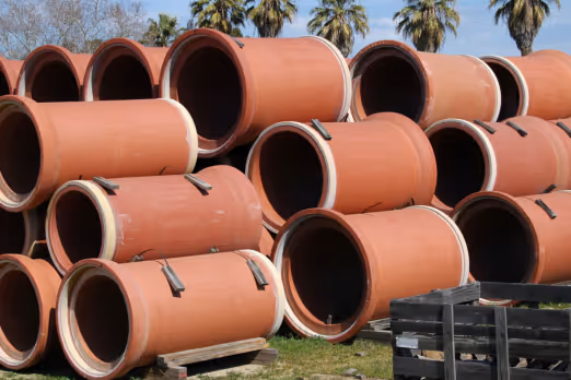 Clay Sewer Pipes 