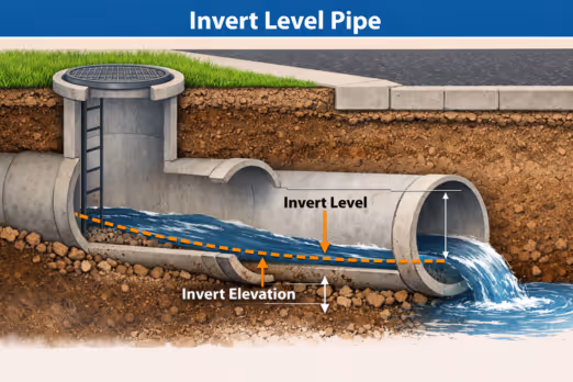 Text: Understanding the Invert Level of a Pipe: What It Is and Why It Matters