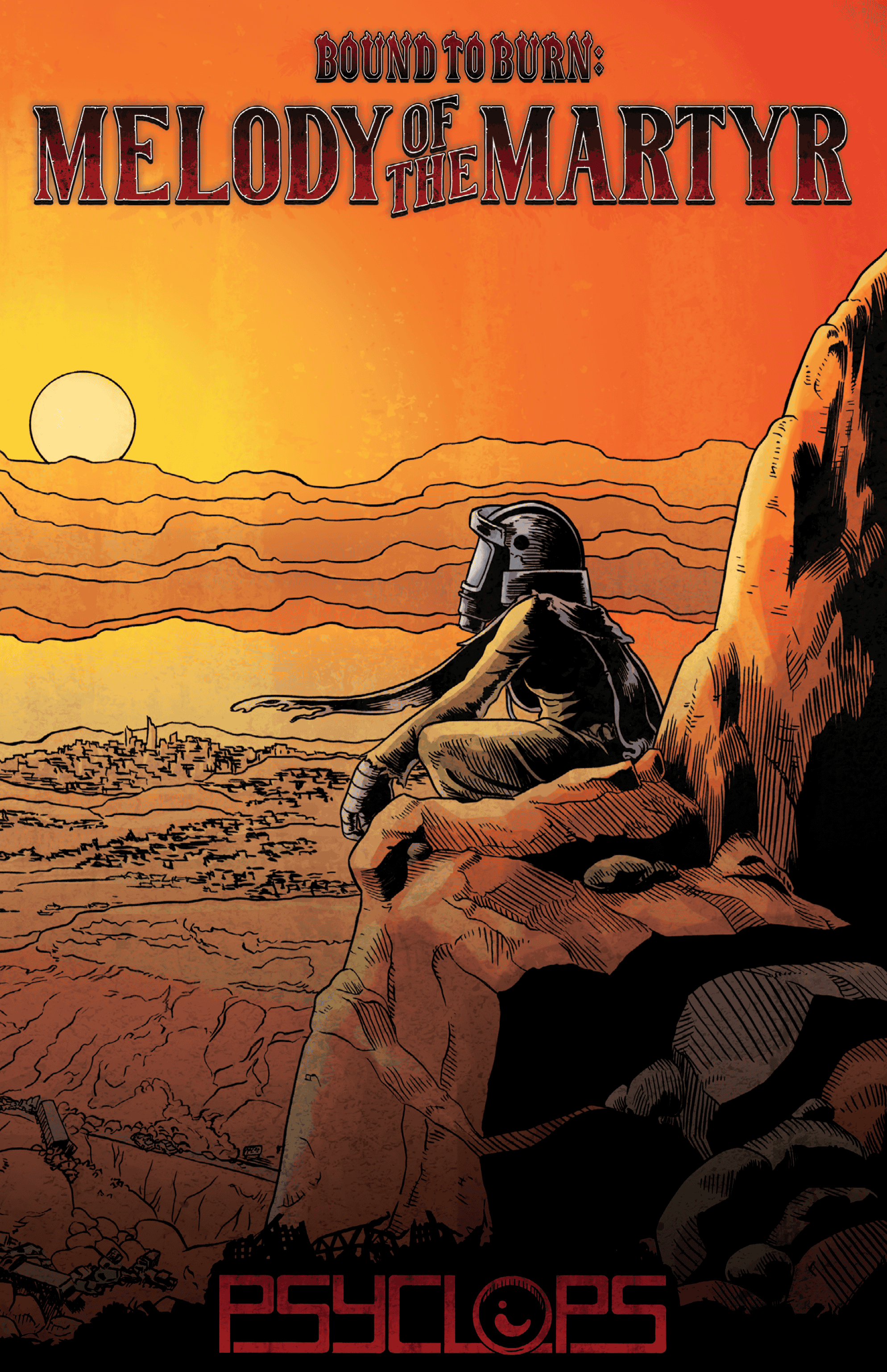 Placeholder image of the front cover of Bound to Burn: Melody of the Martyr