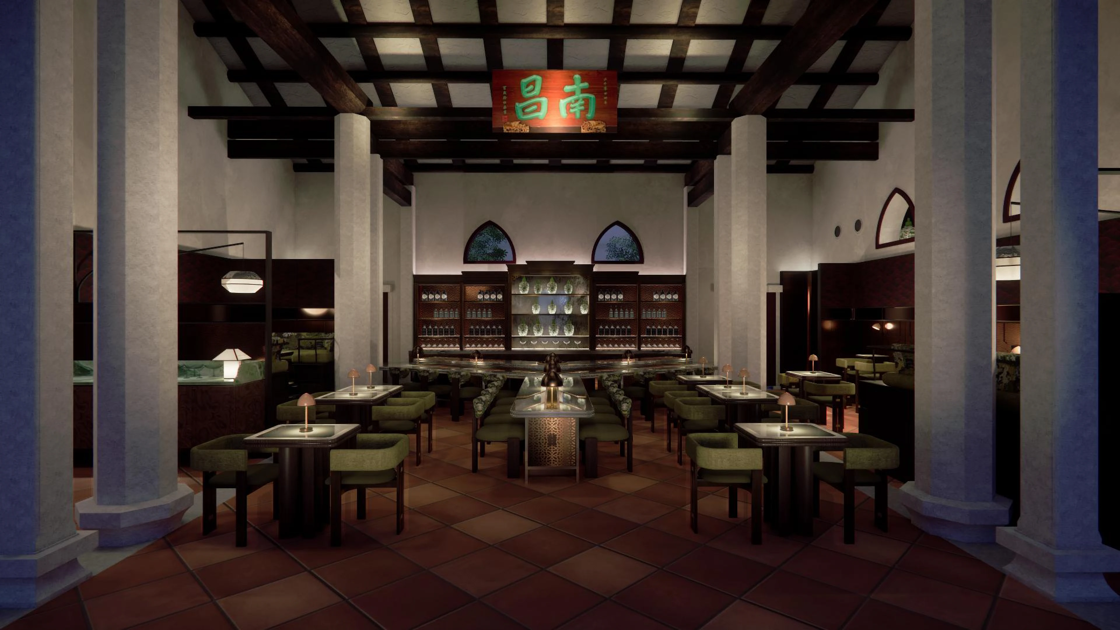 A bar concept within a restored Teochew mansion and national monument in central Singapore.