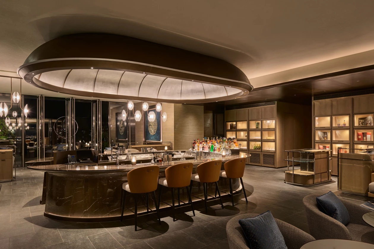 Stars Bar is the rooftop destination bar at Four Seasons Hotel Hangzhou at Hangzhou Centre