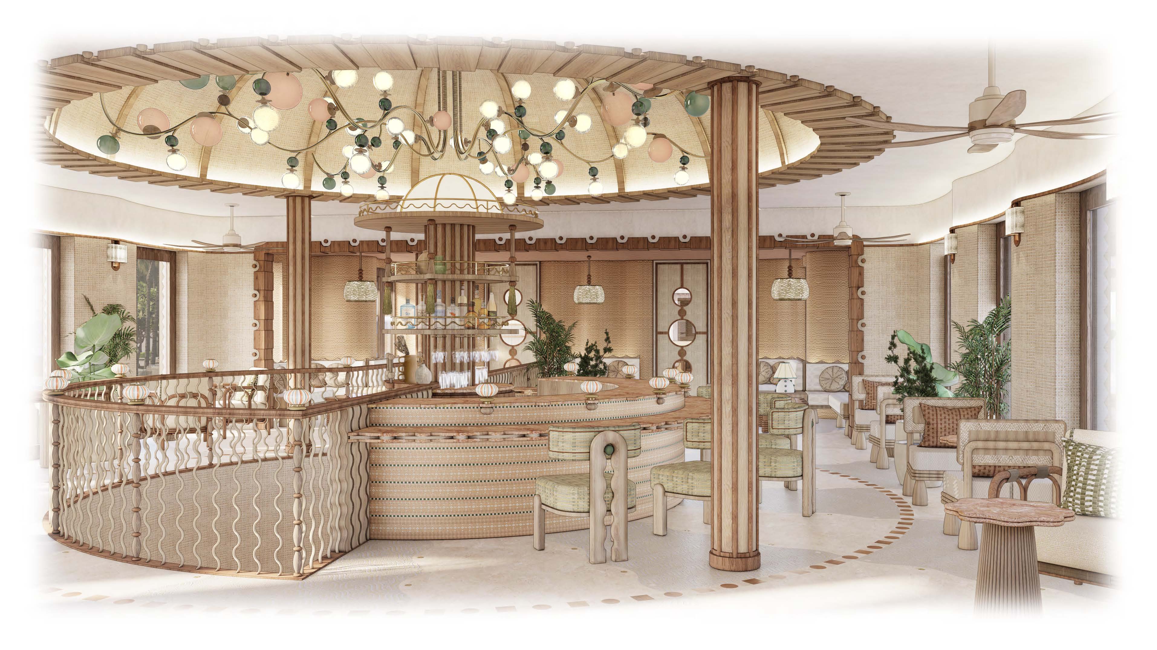 A modern tropical bar concept shaped by monsoon weather, coastal drinking, tropical ageing and Krabi’s wild natural rhythm.
