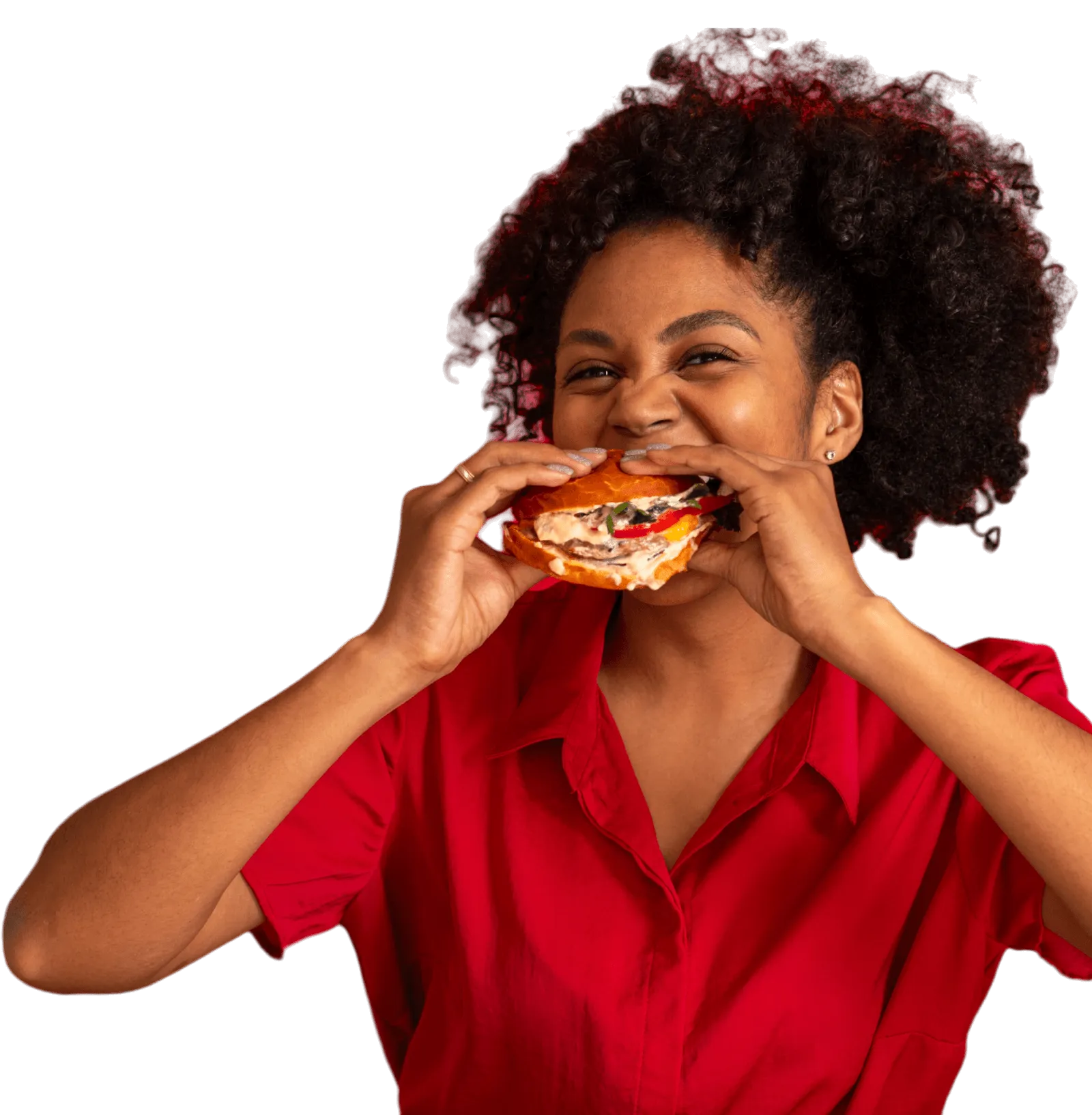 Person eating