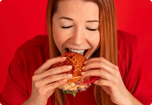 Person eating