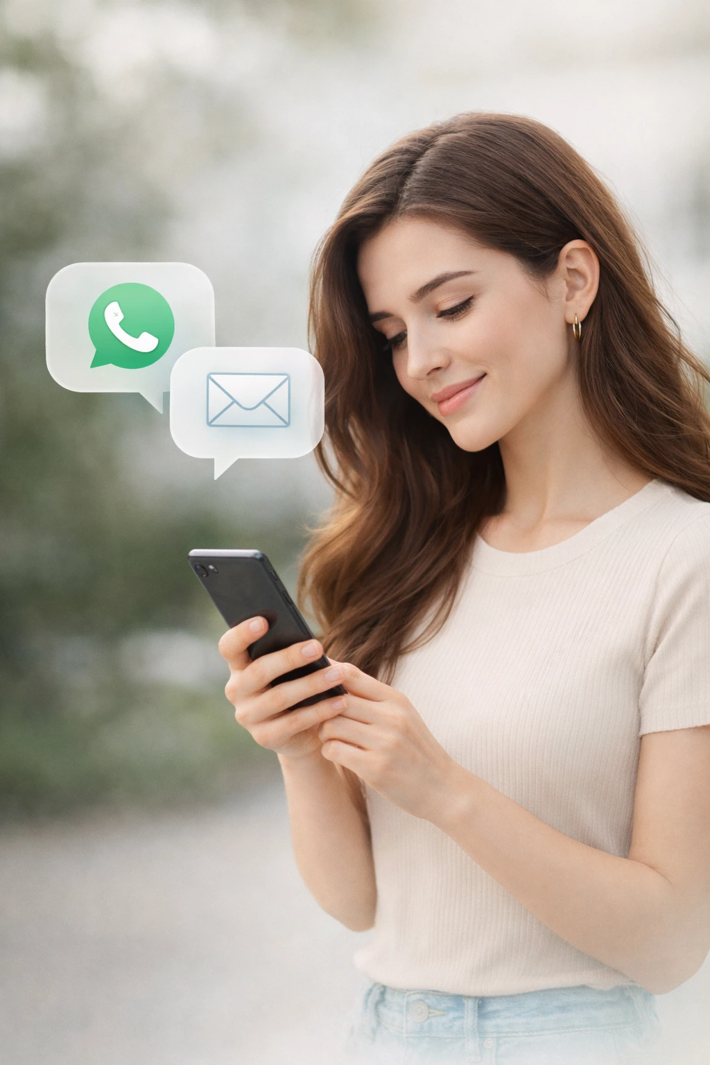 Patient communication via WhatsApp and email healthcare CRM software for appointment updates and follow-ups