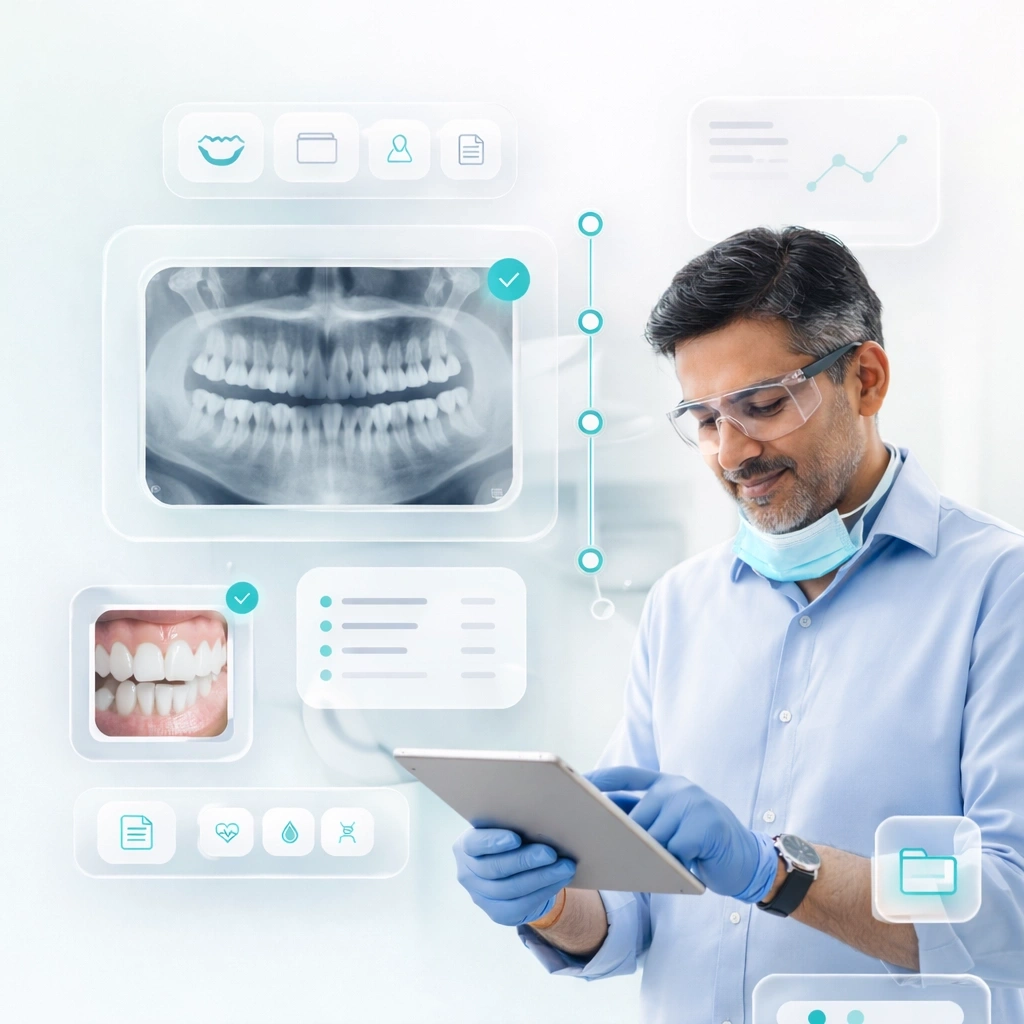 Digital medical and lab reports management with X-ray integration in healthcare CRM software