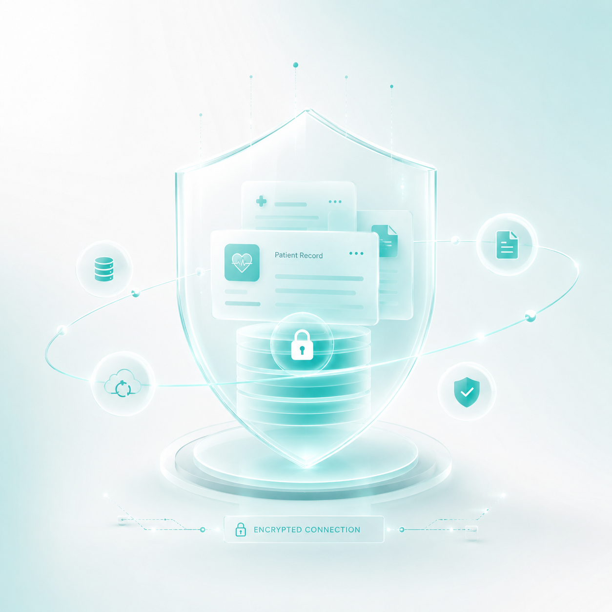 HL7 integration and healthcare data interoperability with secure data flow gateway in medical software