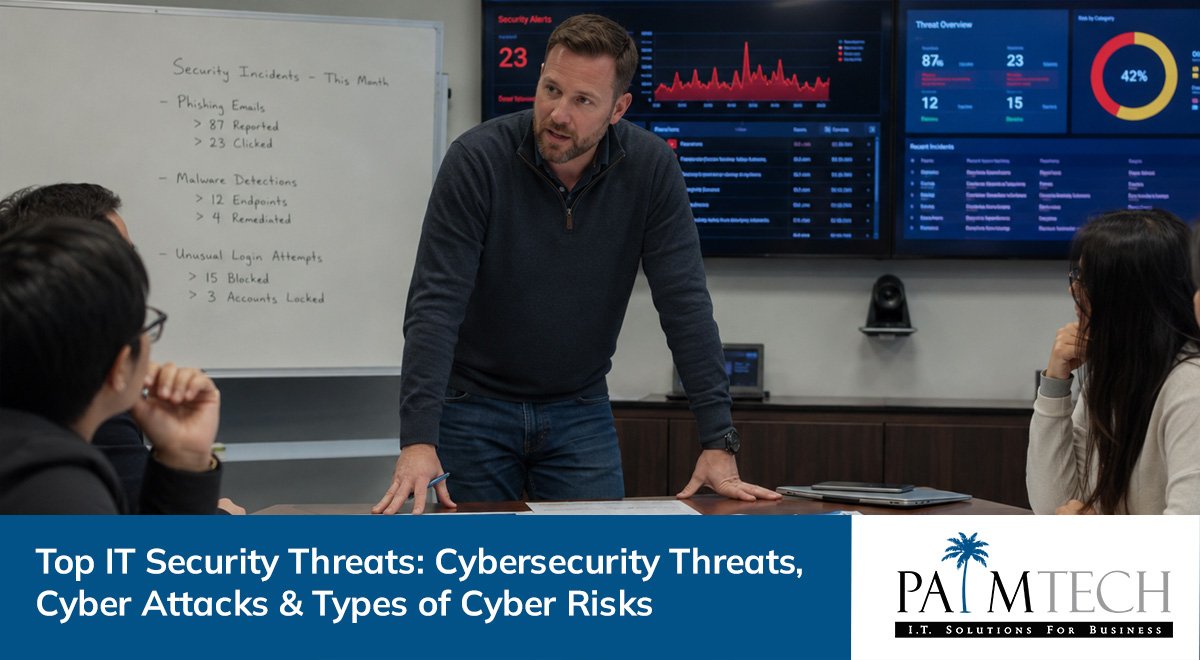 IT security agent working on his powerhouse software.