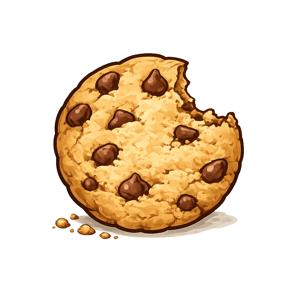 Un cookie croqué