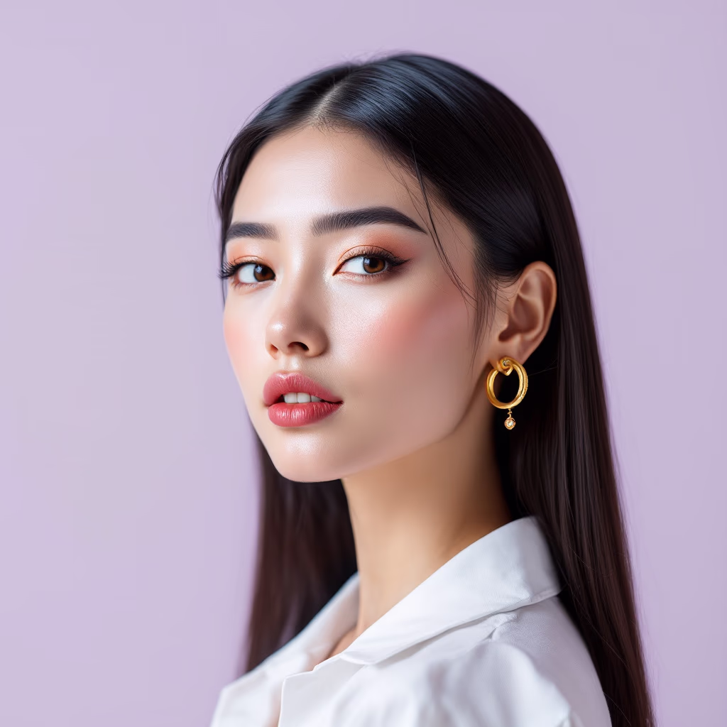 [headshot] image of customer for a jewelry store