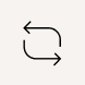 Icon showing two curved arrows forming a loop, representing refresh or sync.