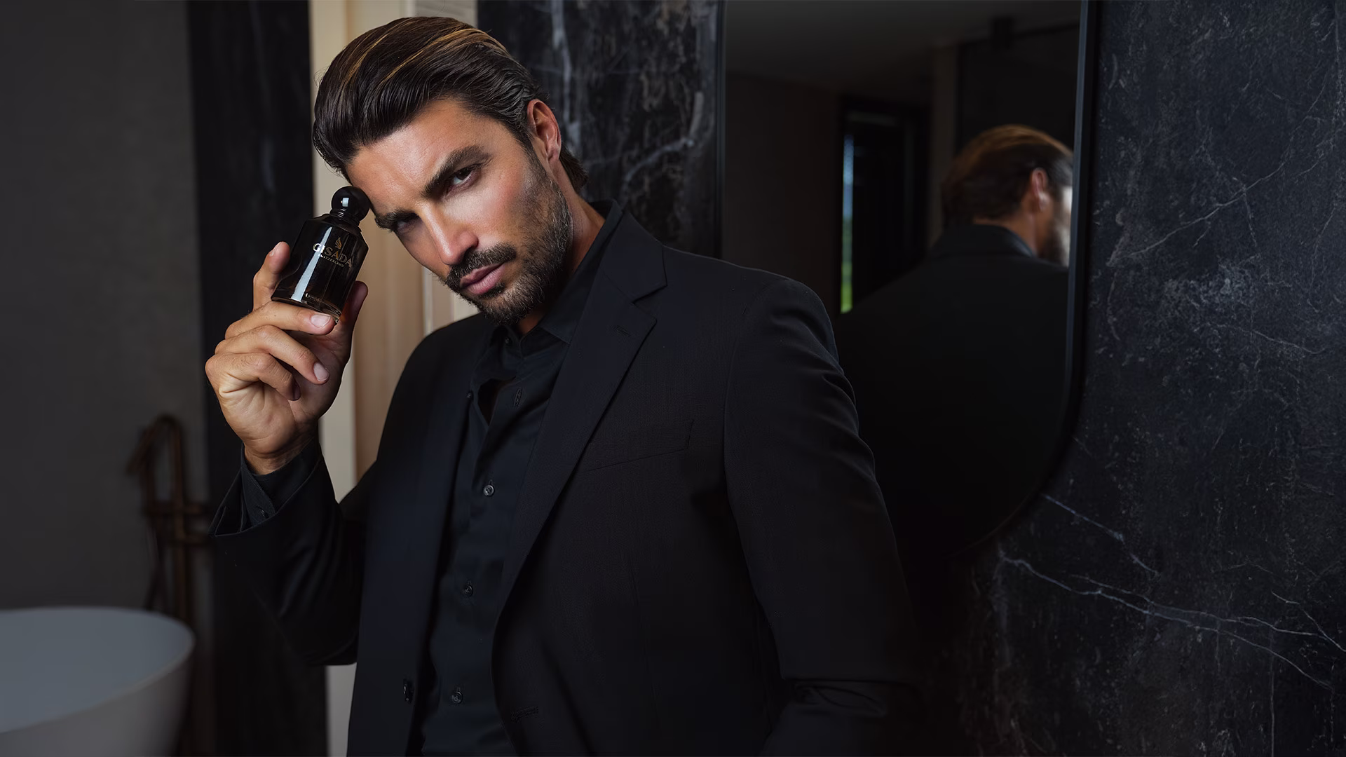 Gisada Uomo x Mariano Di Vaio GQ Man of the year campaign ad commercial directed by Farhad Tahir production agency Nukta LF