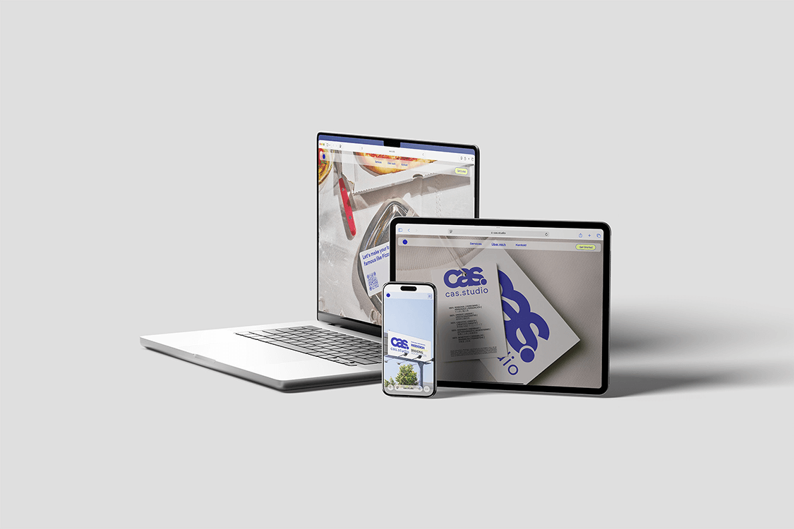 Webdesign von cas.studio
