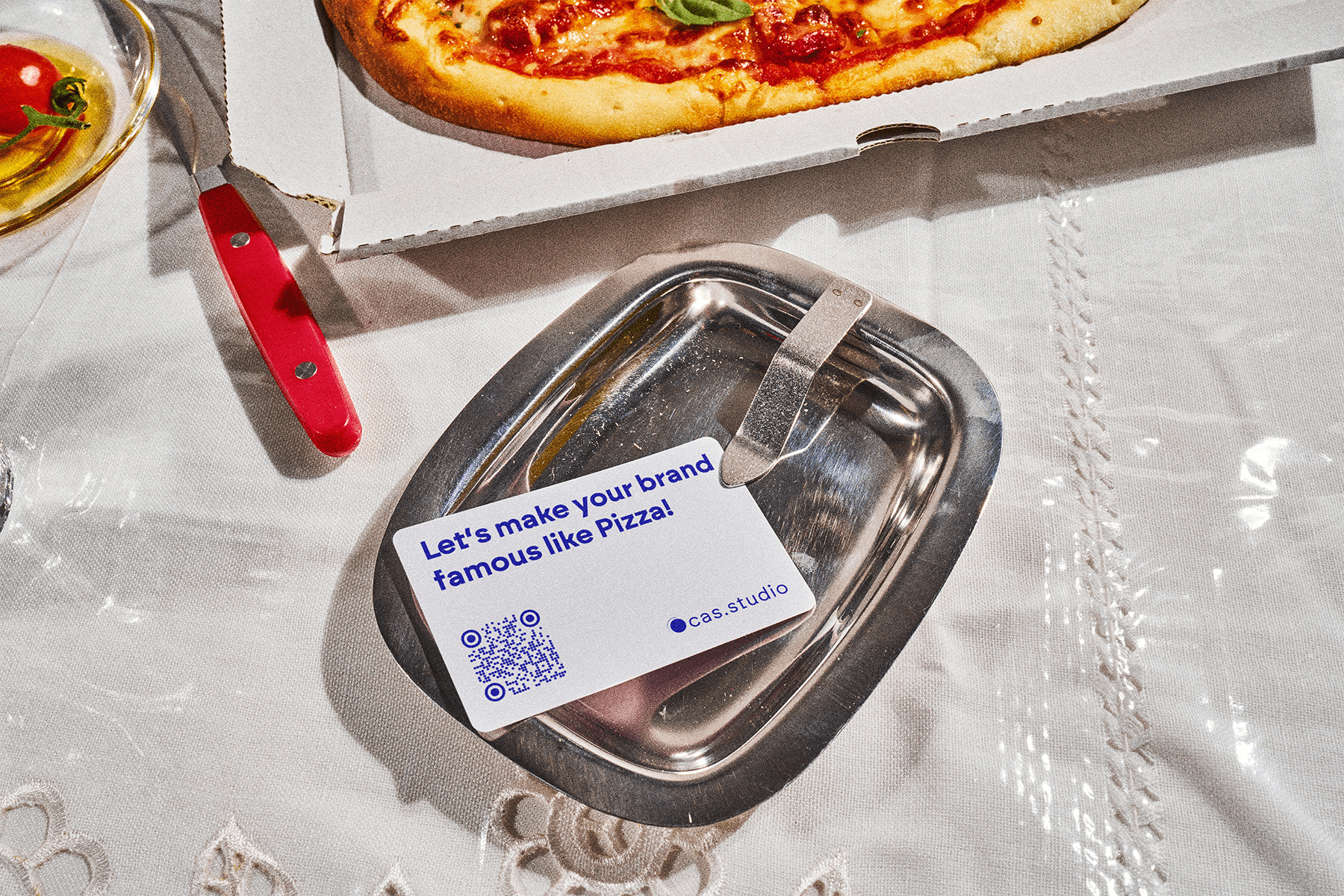 Let's make your brand famous like Pizza! Mit Webdesign und Fotografie von cas.studio