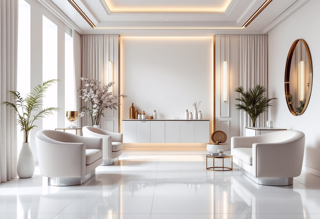 [background image] of a spa room