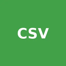 csv import
