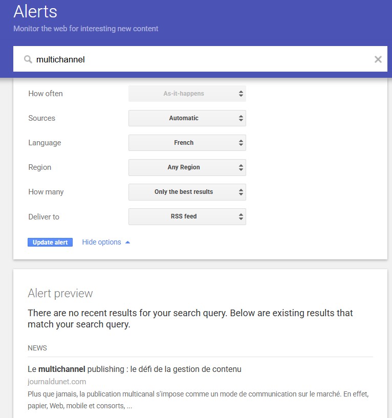 Google Alertes