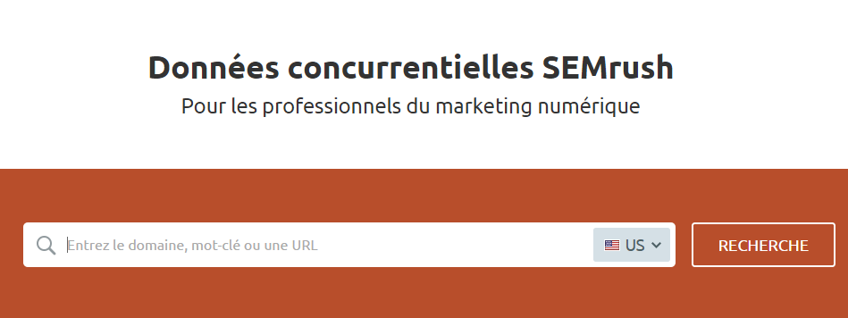 SEMrush outil de veille
