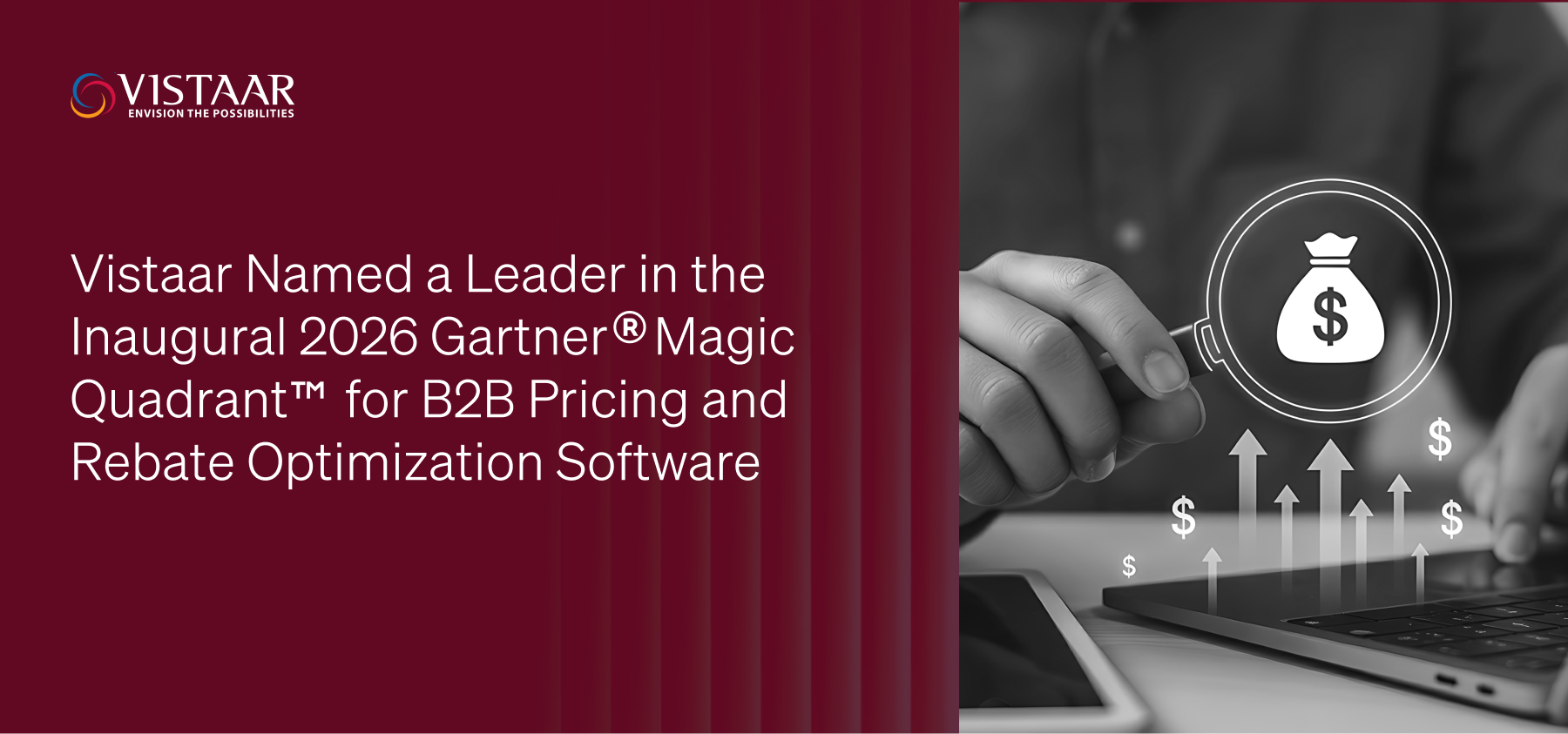 Vistaar Named a Leader in the Inaugural 2026 Gartner® Magic Quadrant™ for B2B Pricing and Rebate Optimization Software