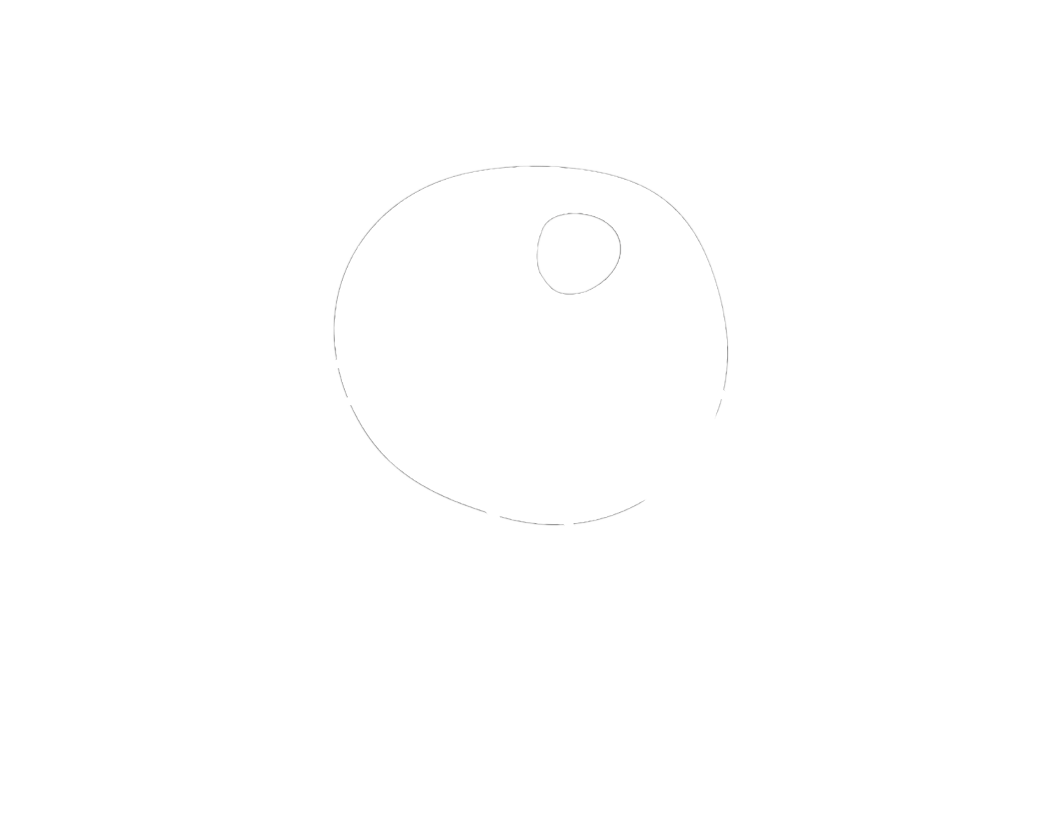 Hand-drawn character walking confidently while holding a coffee, representing film crew and on-set work.