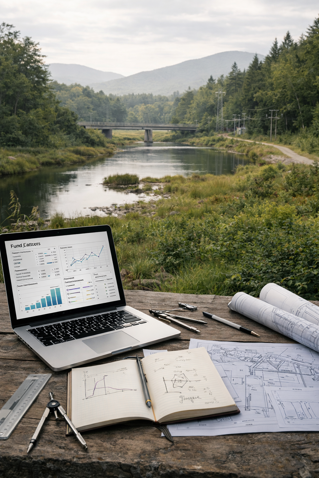Man standing in shallow water holding up a smiling baby with a calm horizon and clear sky in the background.
