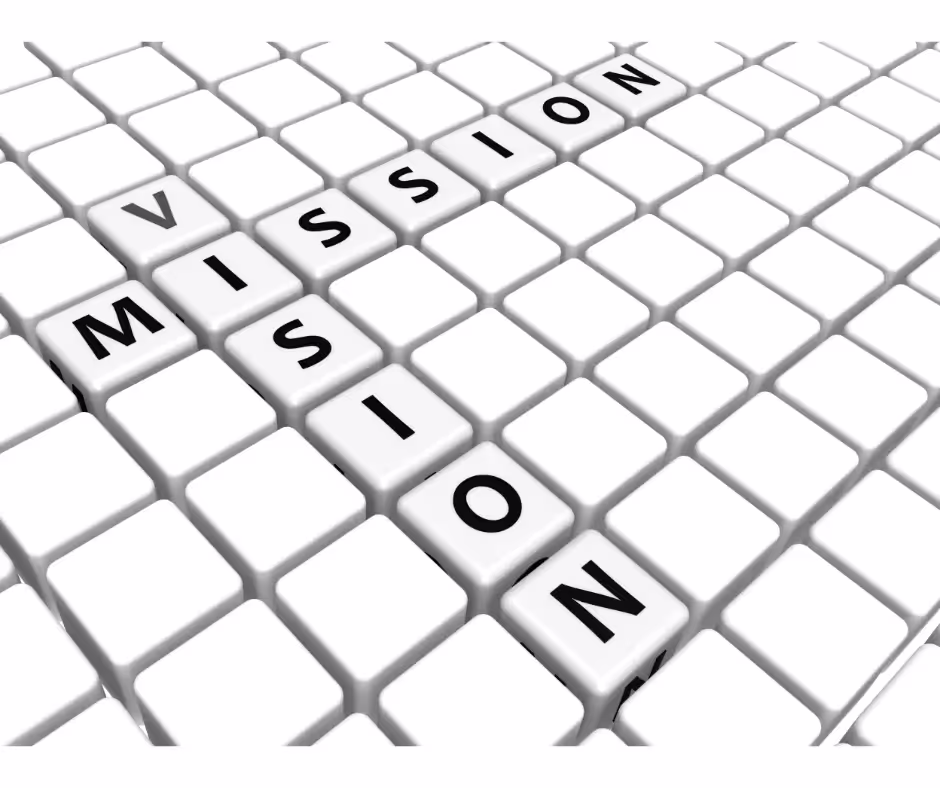 A crossword puzzle with the word vision.