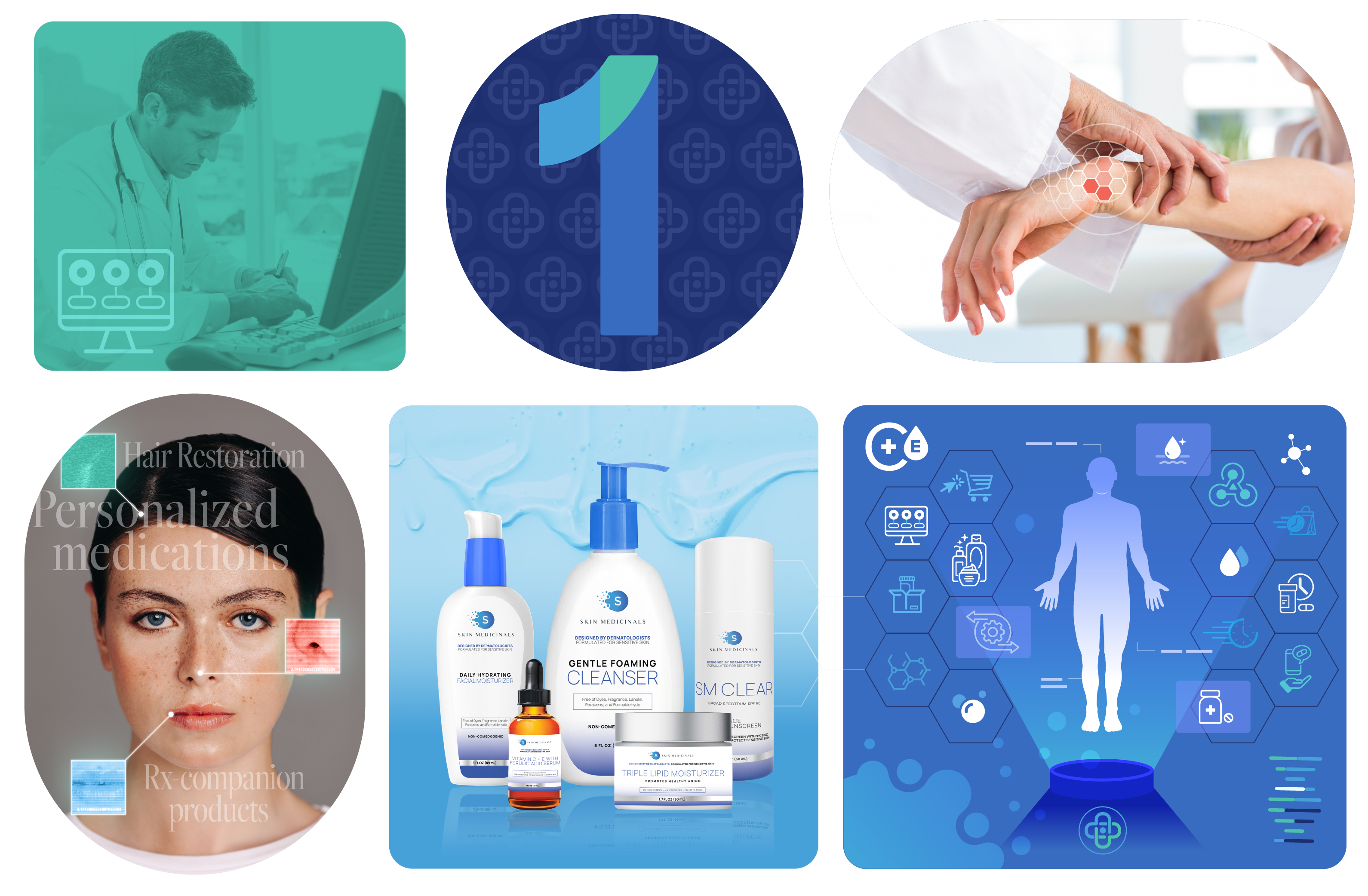 Virtual DermShop sample interfact