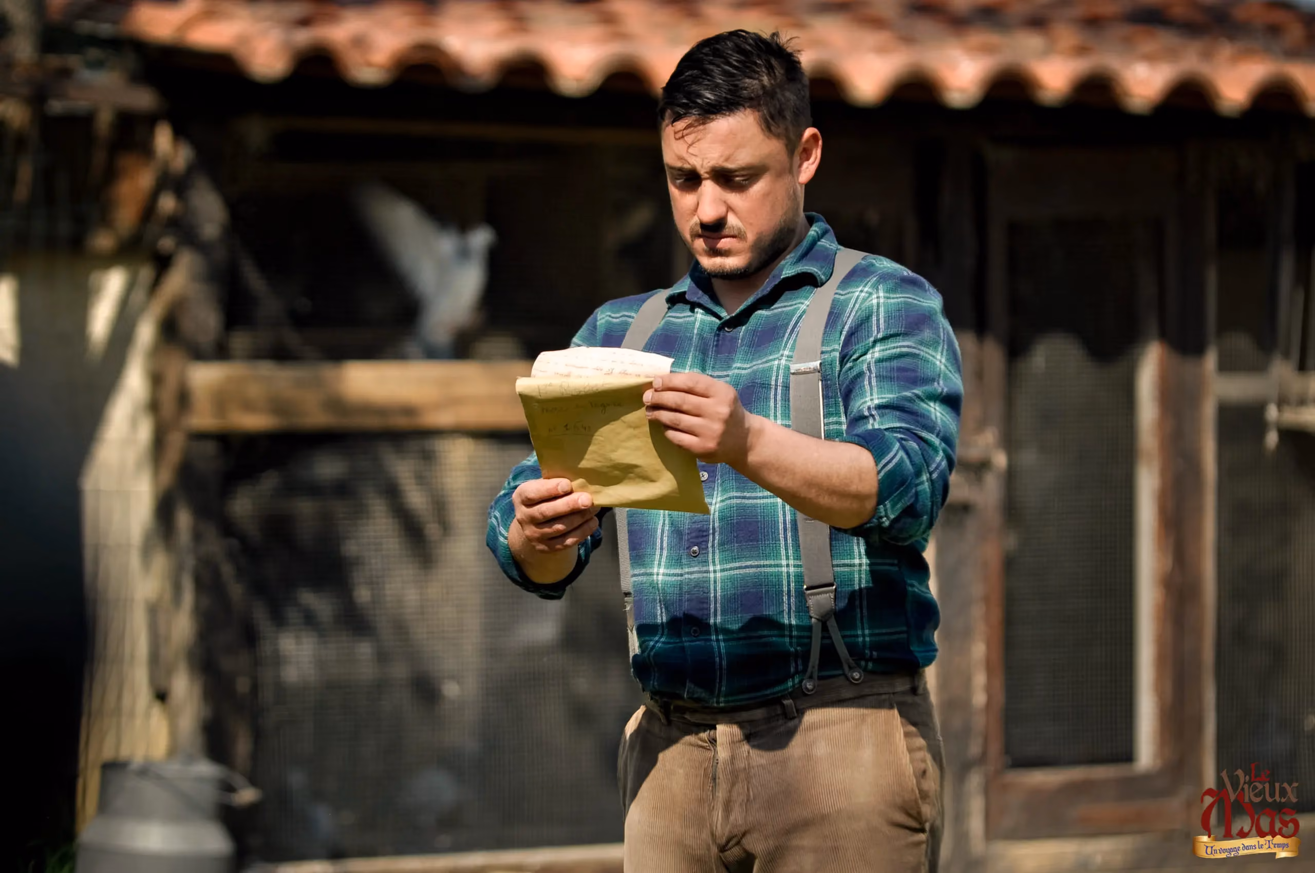 Spectacle « L’envol des pigeons voyageurs » au Vieux Mas — photo de couverture