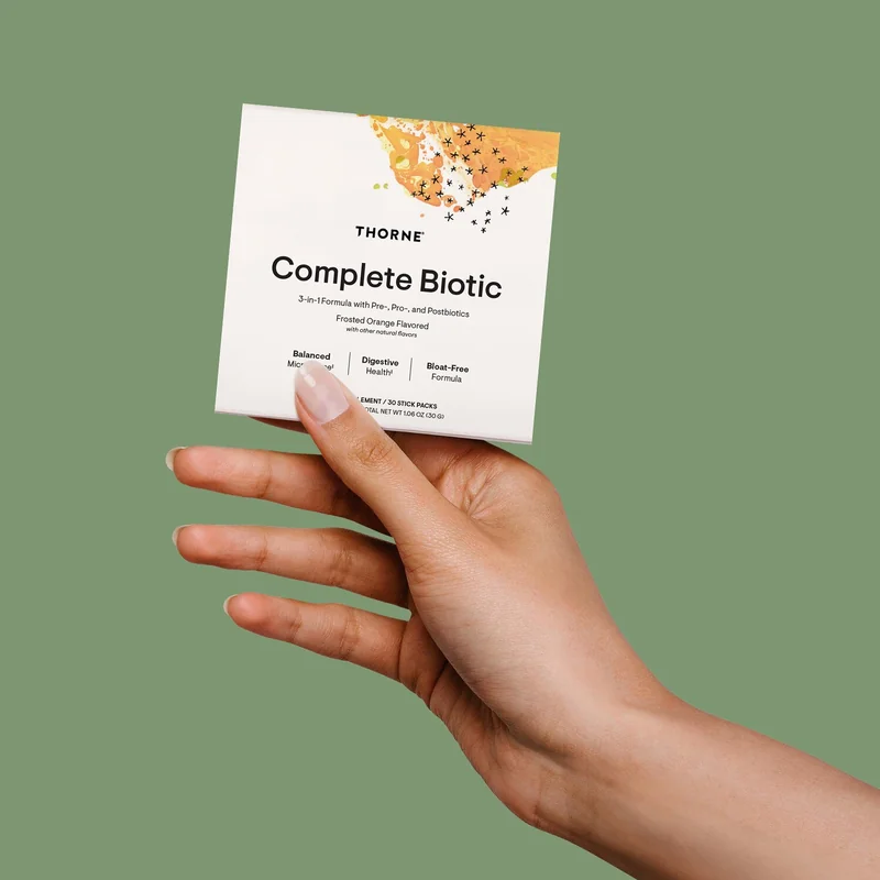 Complete Biotic box held in one hand