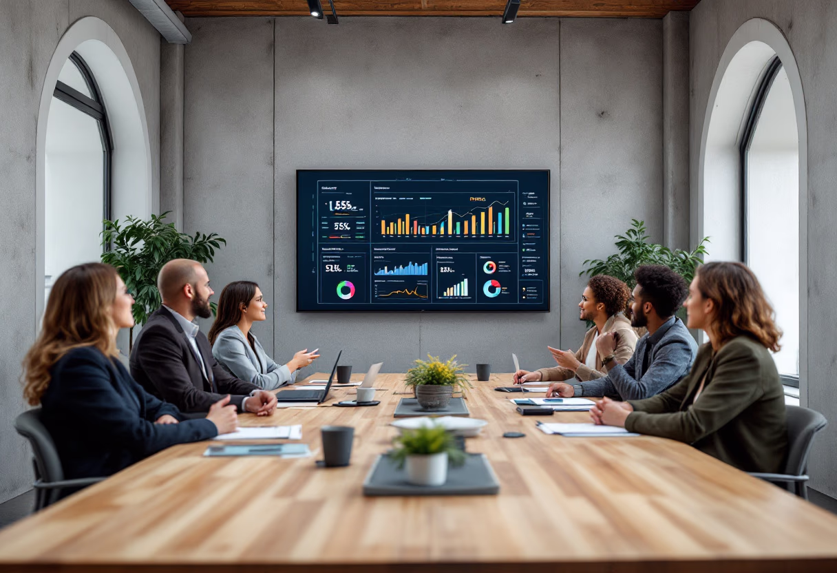 image of logistics planning session (for a trucking company)