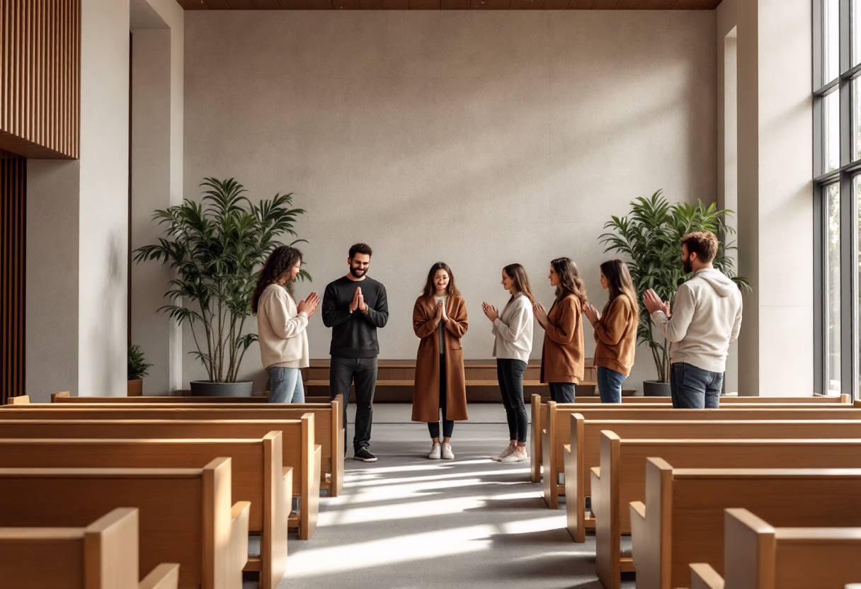 image of prayer circle (for a church & cathedral)