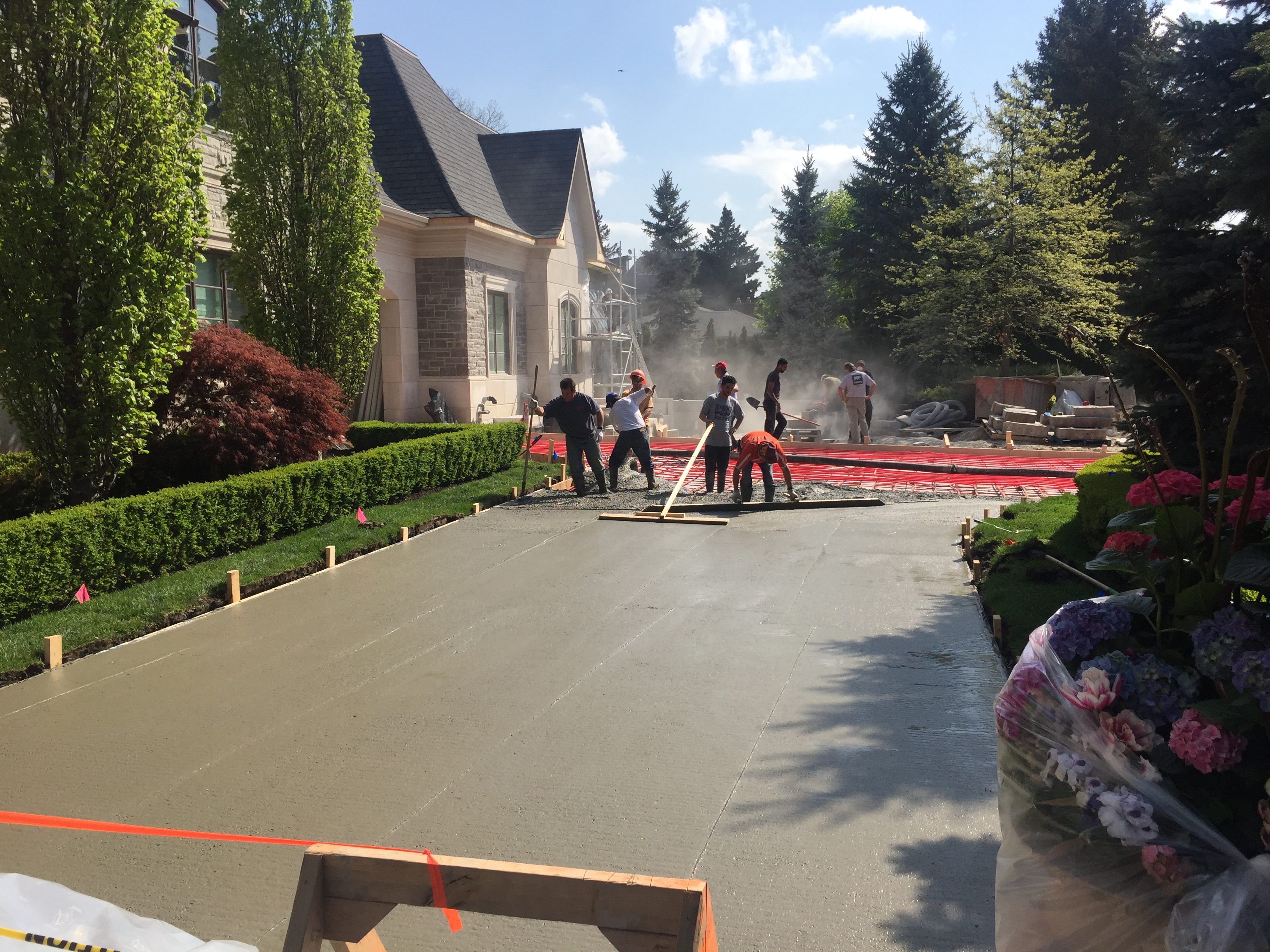 image of ongoing project (for a general contractor)