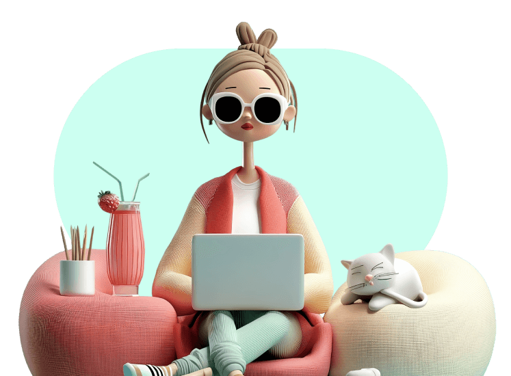 Illustration of six diverse pregnant women standing close together with eyes closed and peaceful expressions.