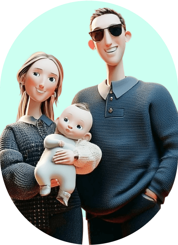 Illustration of six diverse pregnant women standing close together with eyes closed and peaceful expressions.