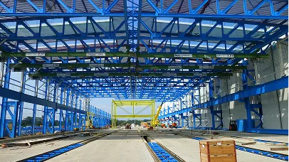 Halle XI Meyer Werft – Stahlbau-Industriehalle, Referenzprojekt SAV Papenburg