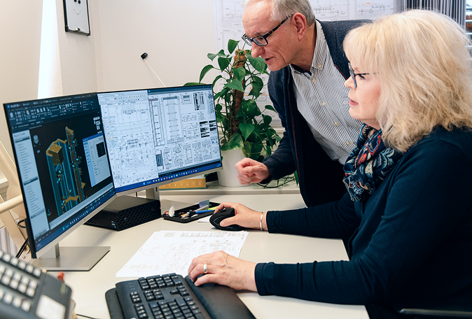 Tragwerksplanung am CAD-Arbeitsplatz im Ingenieurbüro SAV in Papenburg
