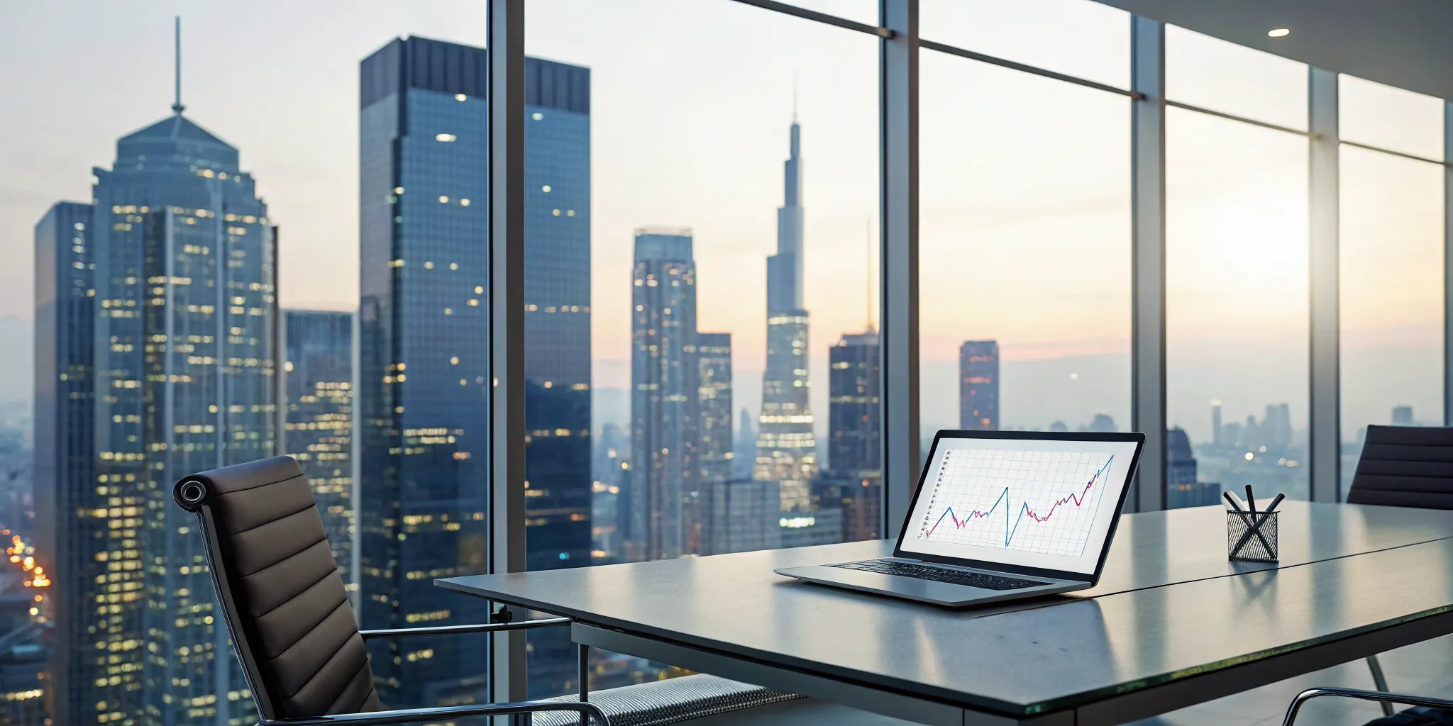 Laptop with a graph showing sales operations optimization for accurate forecasting.