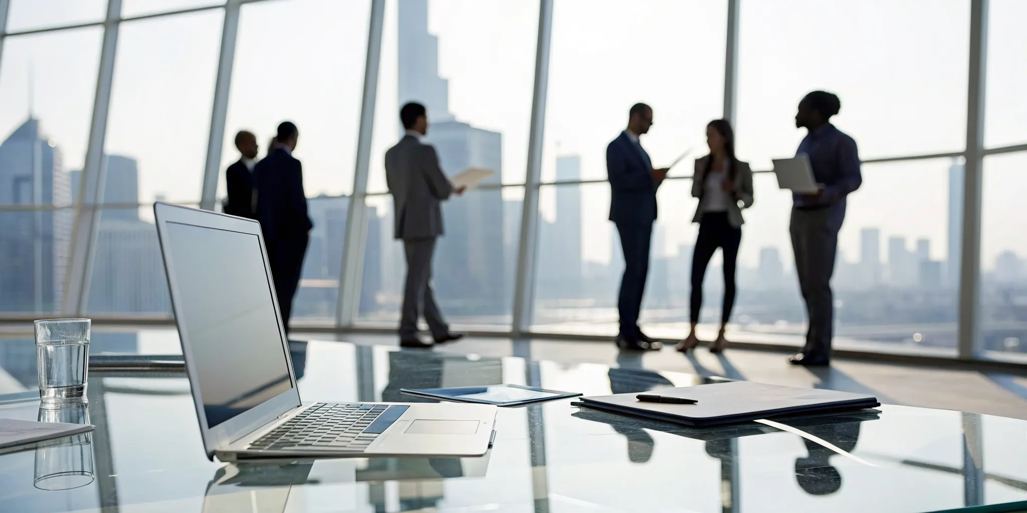 Team members discussing how to build a successful customer expansion plan.