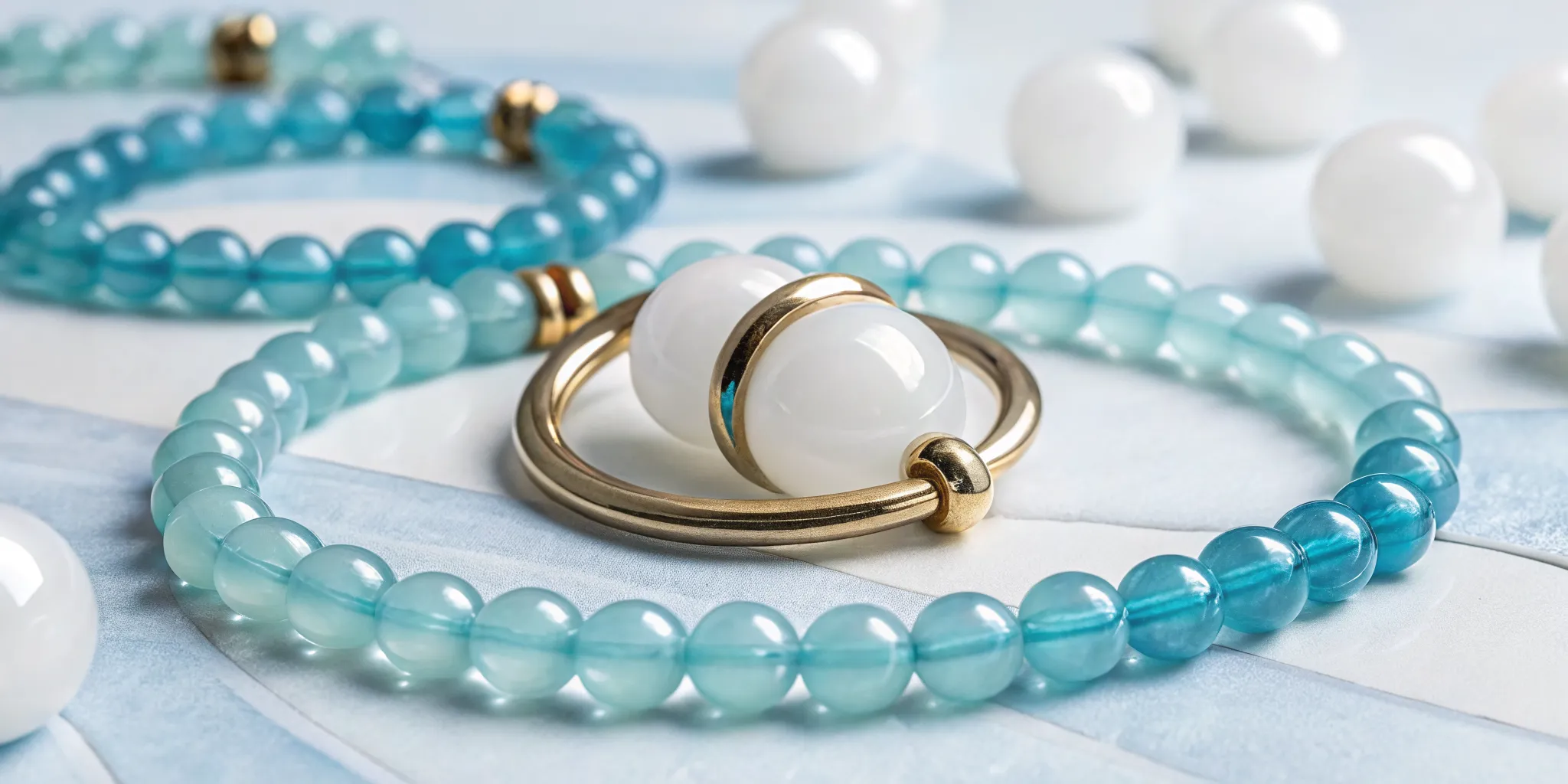 Gold-accented bracelets showing the value and connection in a value-based selling framework.