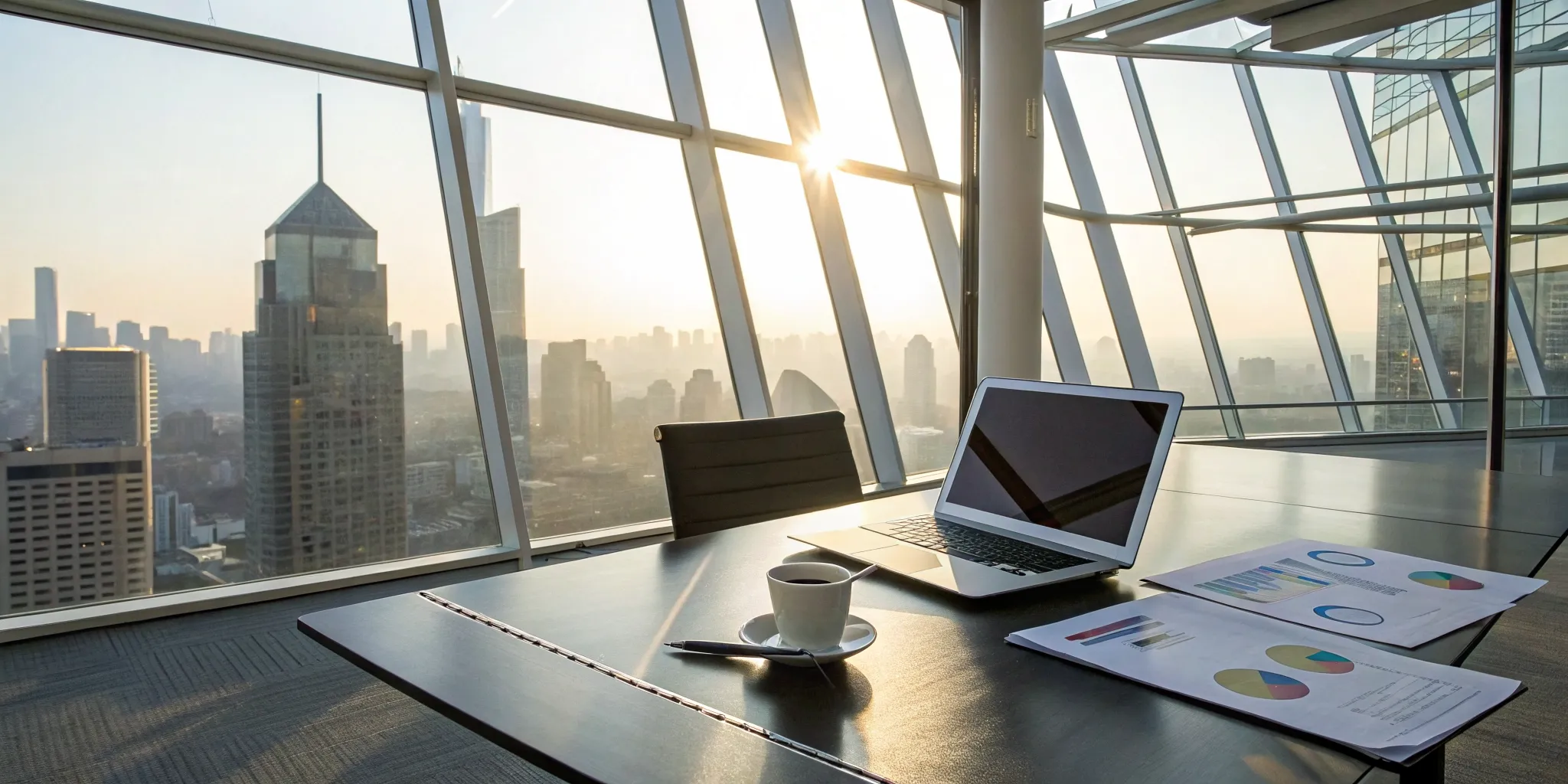 Laptop and charts on a desk showing how to write a value proposition that converts.