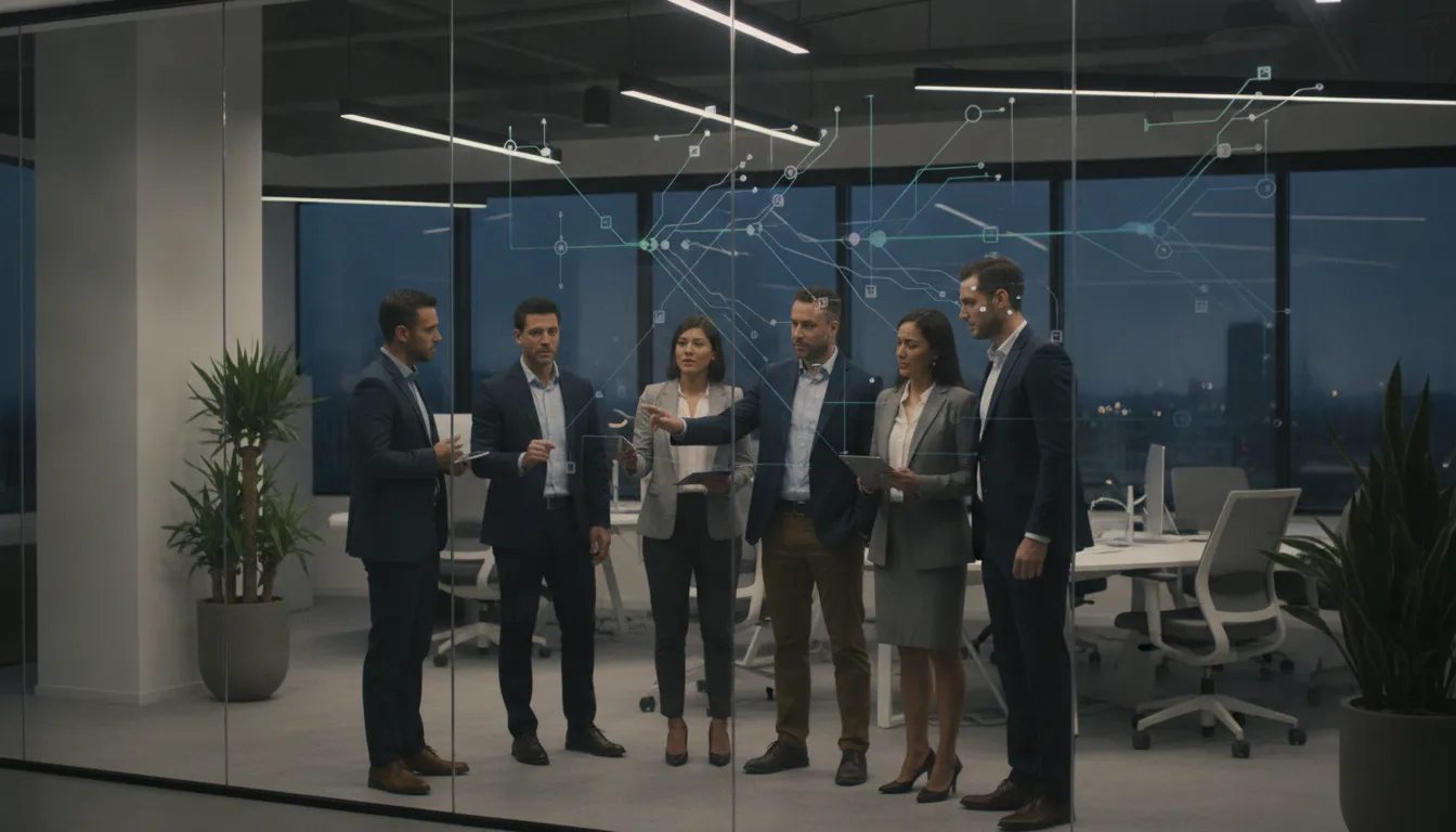 Revenue leaders reviewing enterprise approval gates