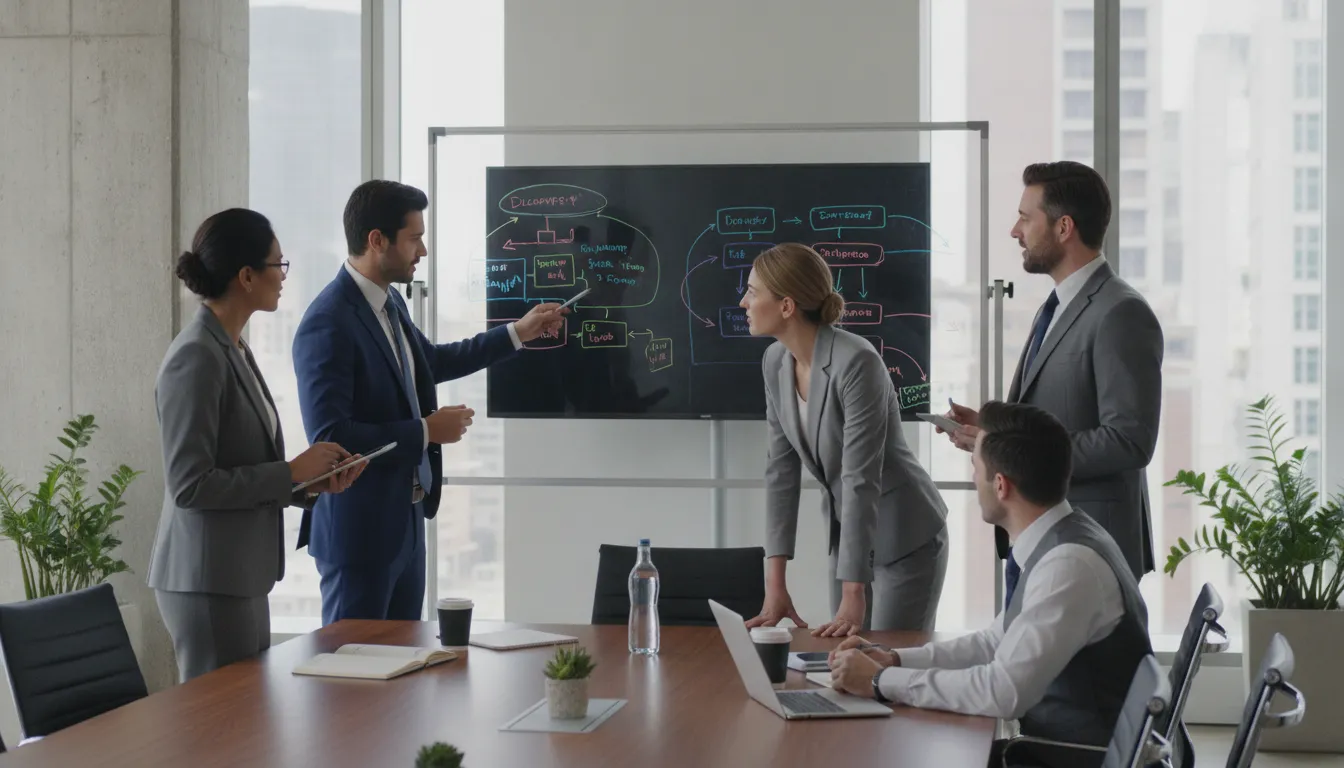 Enterprise sales team identifying consequential business pain