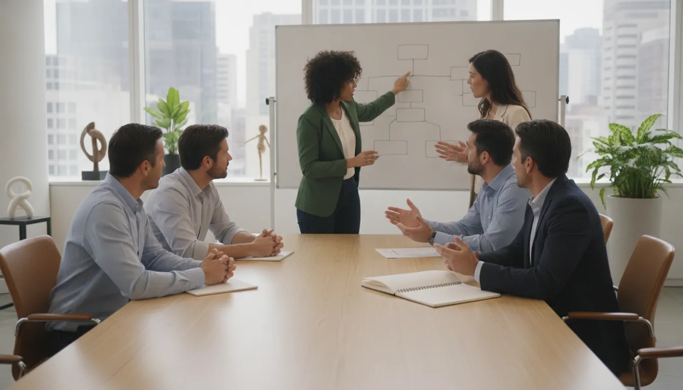 Revenue operations consultants aligning sales, marketing, and customer teams